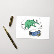 Piglet Dreams of Heffalumps Postcard